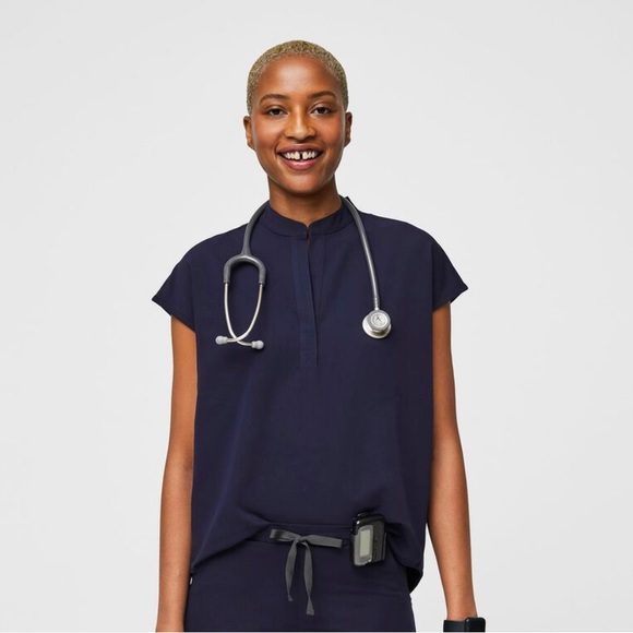 Figs Scrub Top | Size: Medium | Color: Midnight Blue ⚠️not same color as picture - Picture 1 of 2